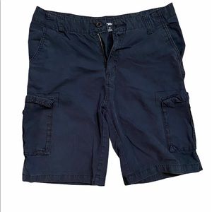 Airwalk Faded Black Ripstop Size 30 Long Length Crgo Shorts.